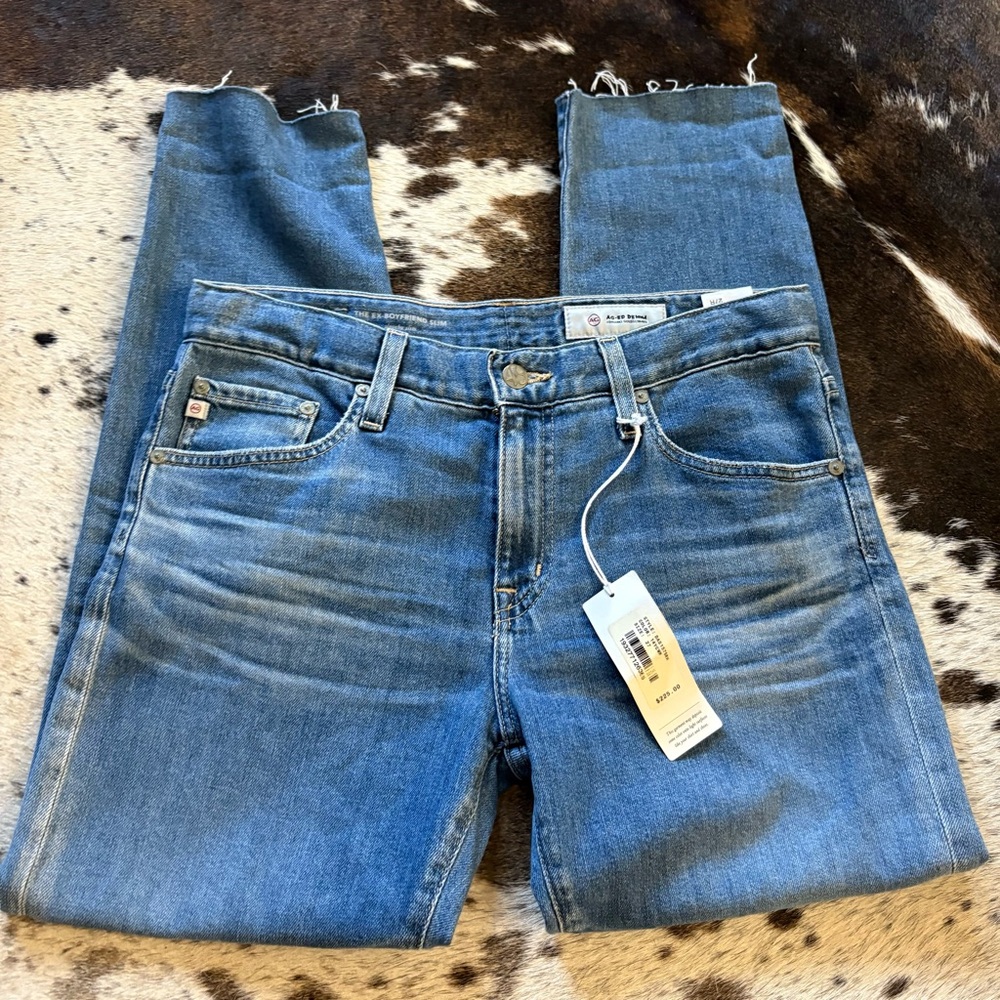AG ADRIANO GOLDSCHMIED The Ex-Boyfriend Slouchy Slim Jeans Size 27 NWT‎
